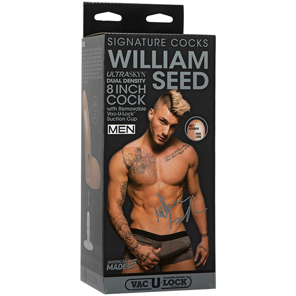 Vac-U-Lock Signature Cocks William Seed 8inch