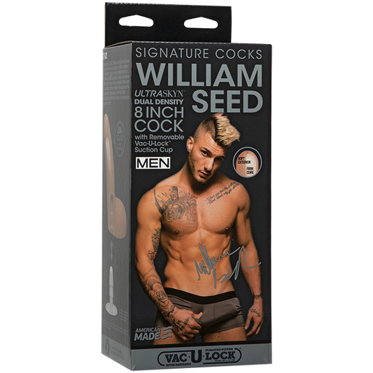 Vac-U-Lock Signature Cocks William Seed 8inch