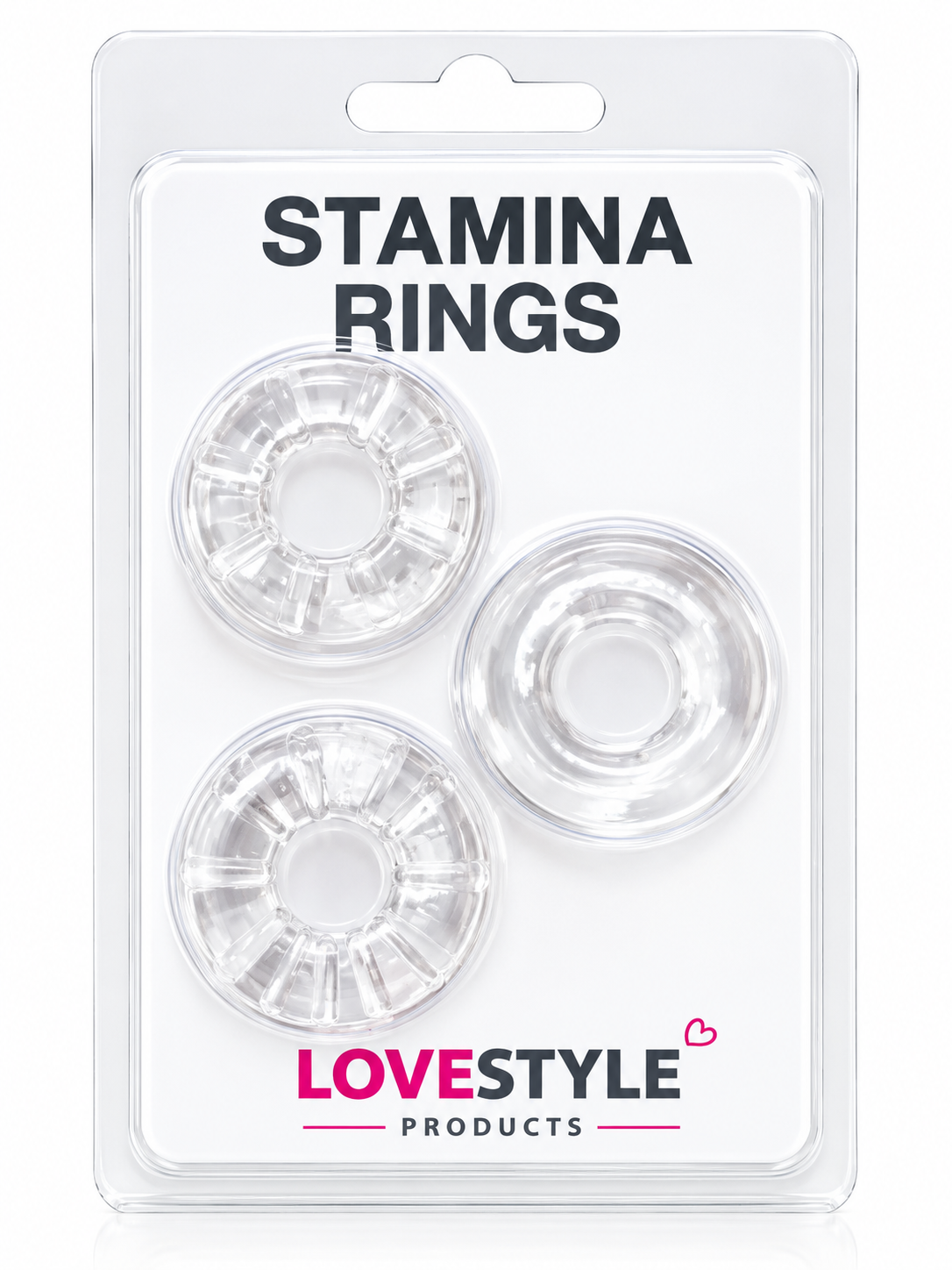 LoveStyle TPE Cock Ring Set (3shapes)