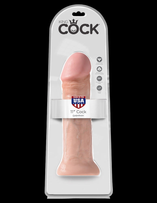 King Cock 11in Cock Flesh