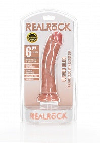 RealRock Realistic Curved Dildo 6"