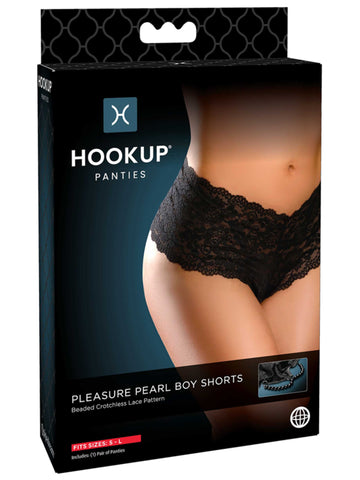 Hookup Pleasure Pearl Boy Shorts S-L