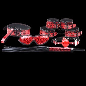 Red Colour Embossed 6 Pcs SM Kit