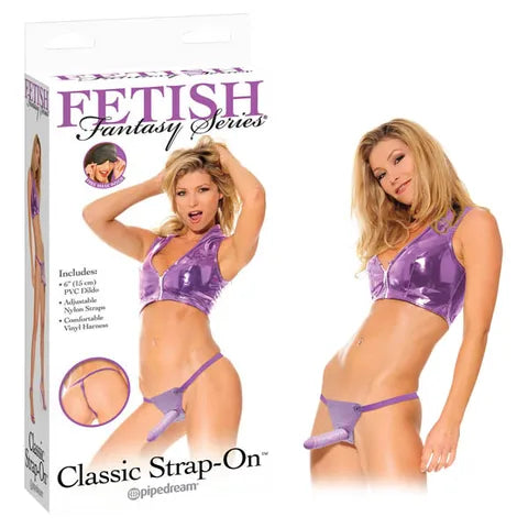 FFS Classic Strap-On and Harness Purple