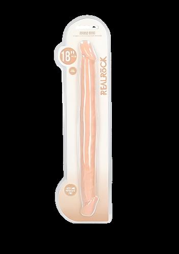 RealRock 18" Realistic Double Dildo Flesh