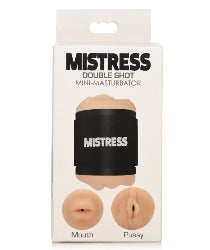 Mistress Double Shot  Mini Masturbators Mouth & Pussy