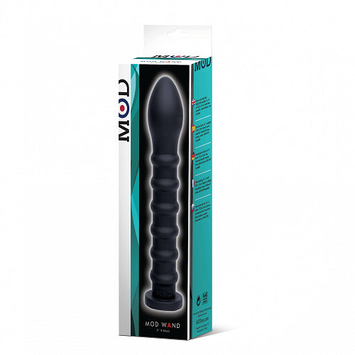 Mod Wand Black Ribbed