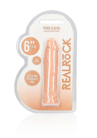 RealRock 7"Realistic Penis Sleeve Flesh
