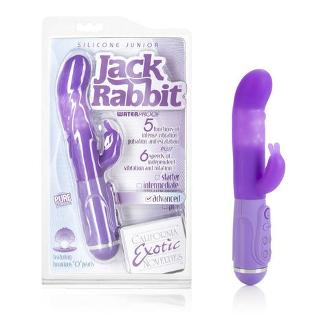 Silicone Junior Jack Rabbit Purple