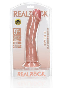 RealRock Realistic Curved Dildo 9"