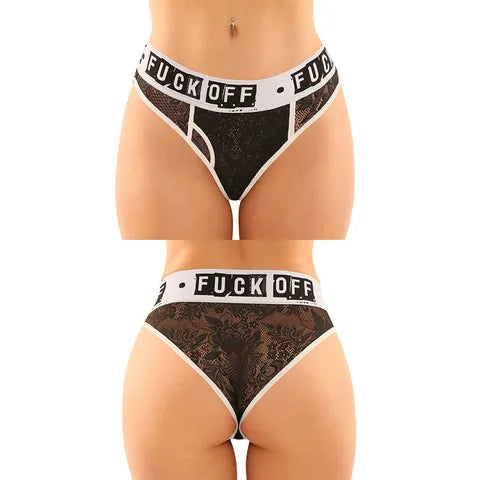Vibes-Fuck Off Buddy Pack 2 Pc. Lace Boyfriend Brief  & Lace Thong