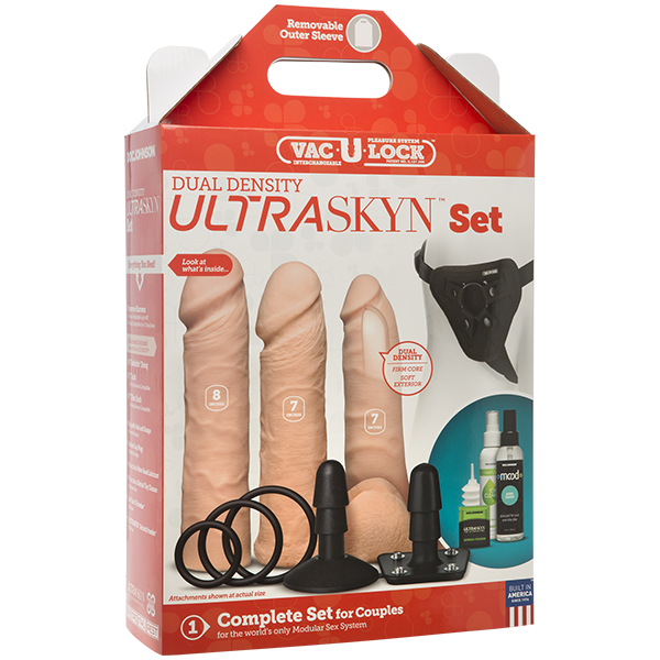 Vac-U-Lock Dual Density ULTRASKYN Set Vanilla
