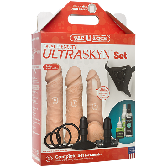 Vac-U-Lock Dual Density ULTRASKYN Set Vanilla