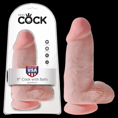 King Cock Chubby 9in Flesh