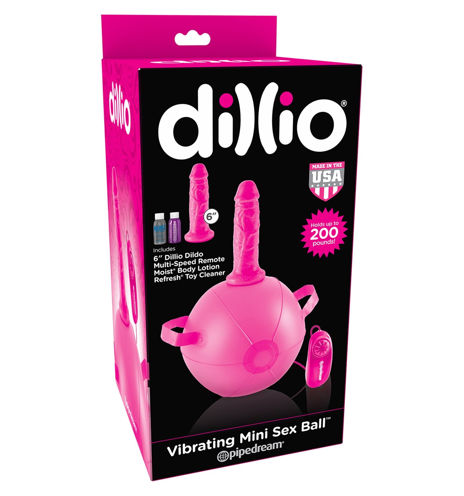 Dillio Vibrating Mini Sex Ball Pink/Purple